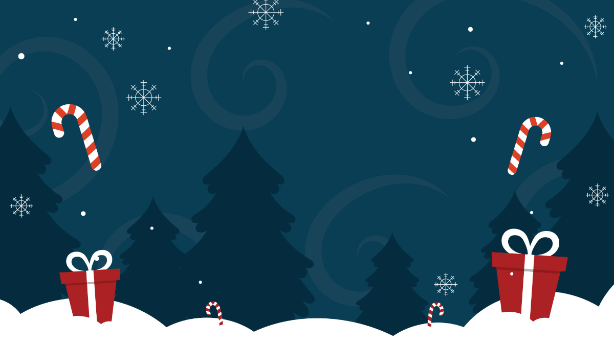 Free Christmas Snow Background Template