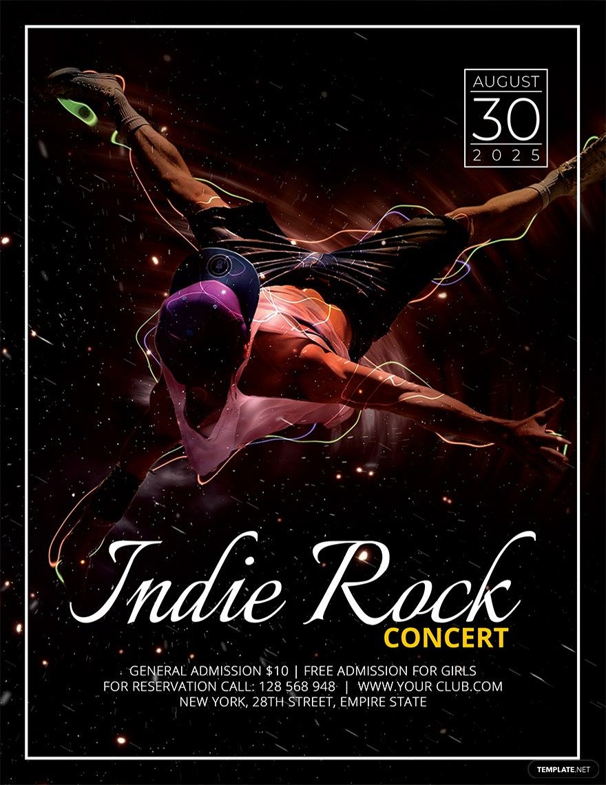 Indie Concert Flyer Template