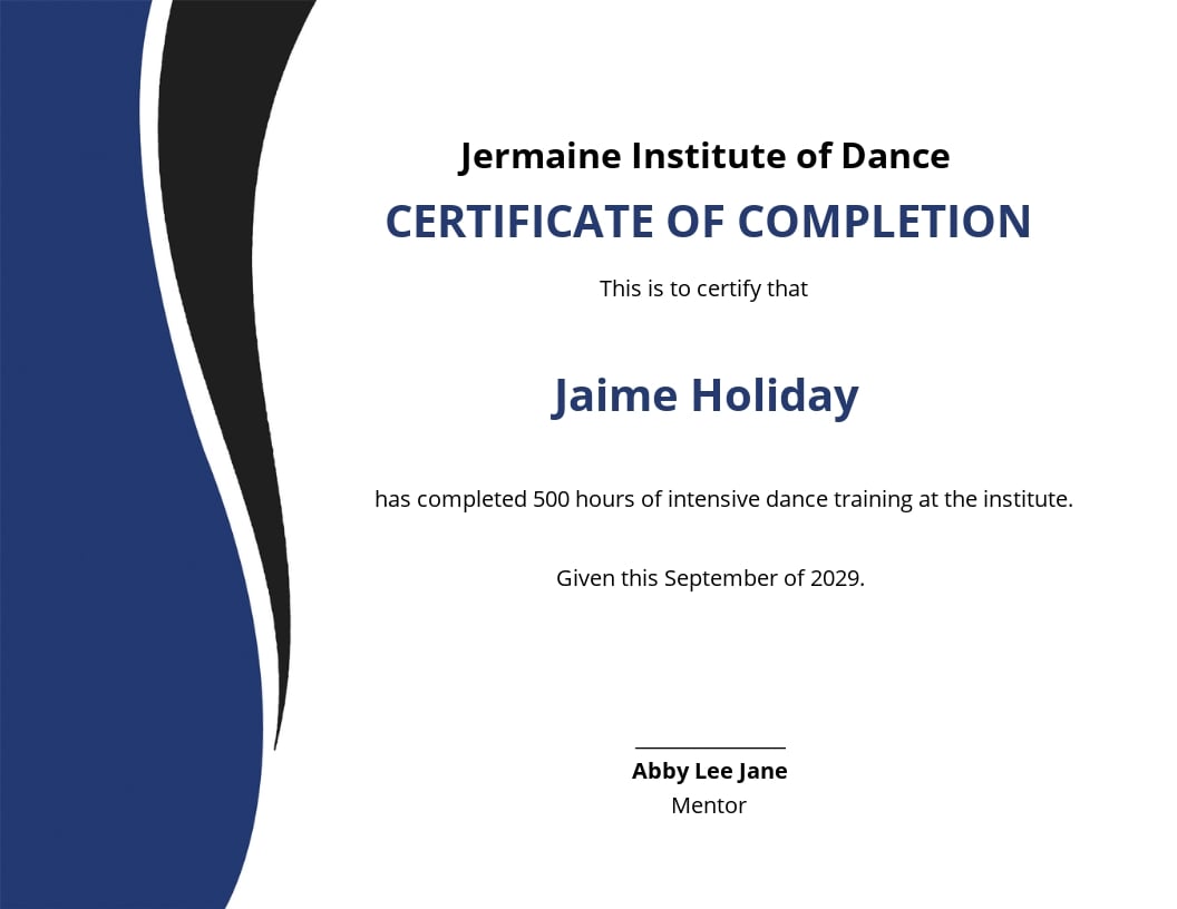 Professional Certificate of Completion Template.jpe