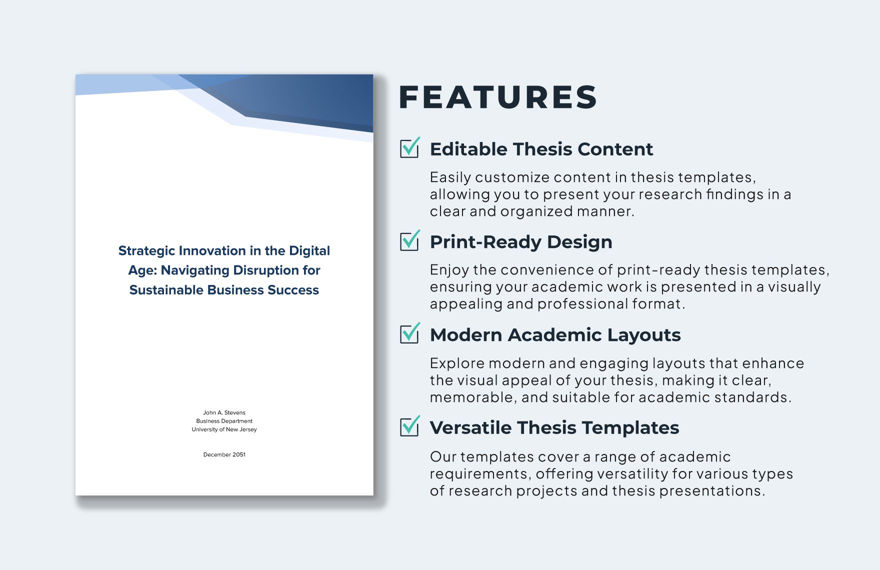 Business Thesis Template