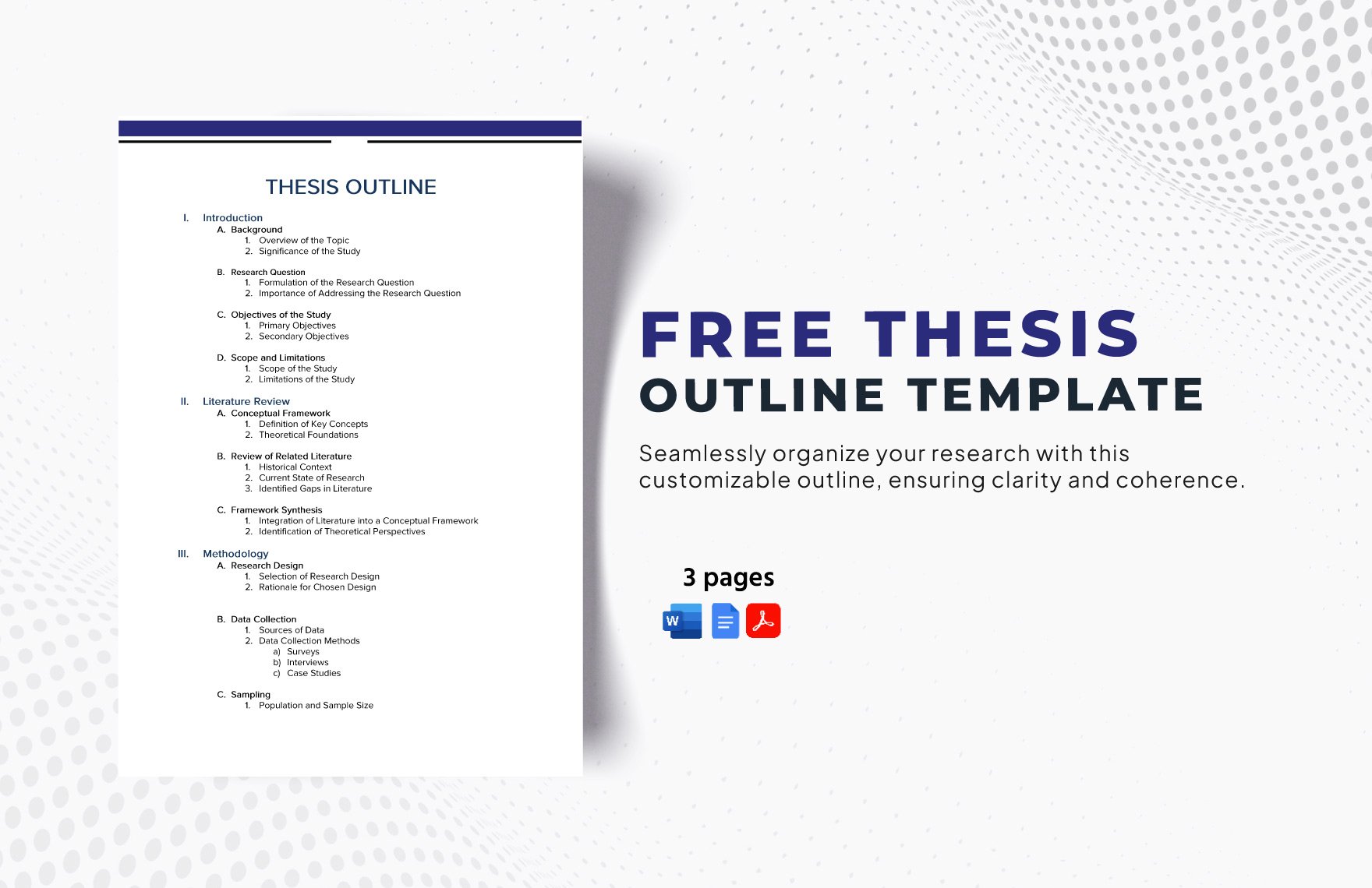 Thesis Outline Template