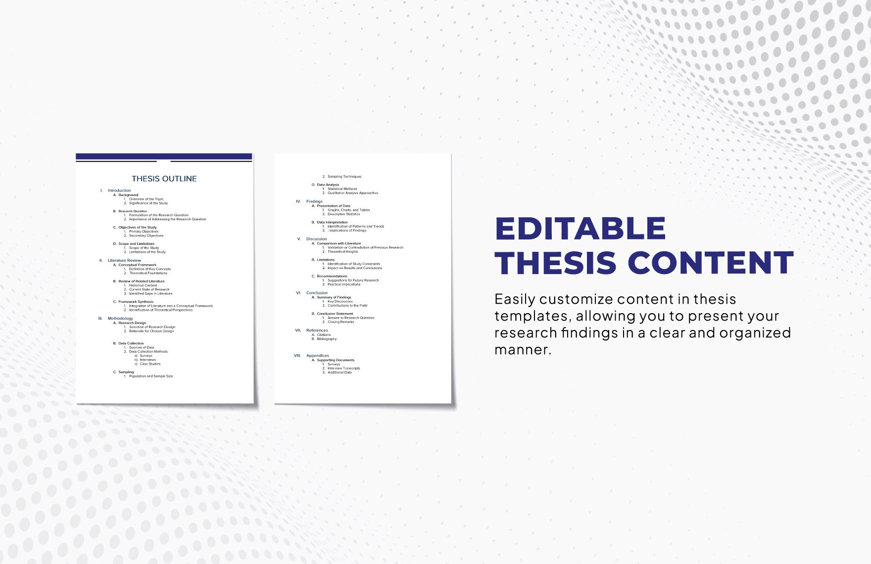 Thesis Outline Template