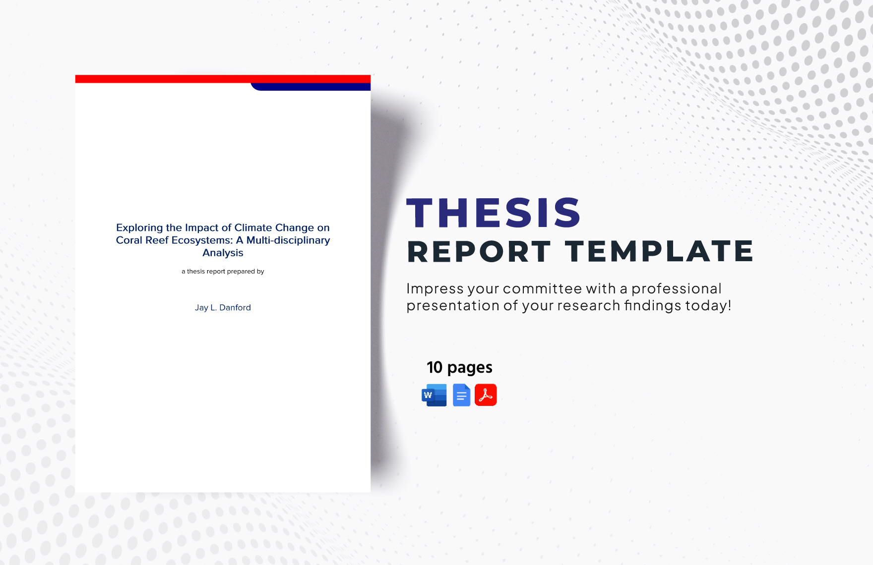 Thesis Report Template in Word, PDF, Google Docs - Download | Template.net