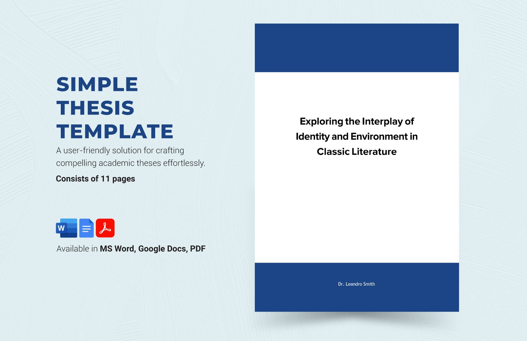 Simple Thesis Template