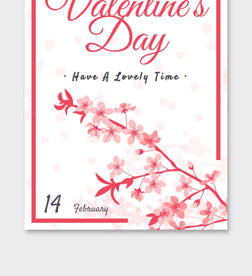 Valentine's Day Pinterest Post Template