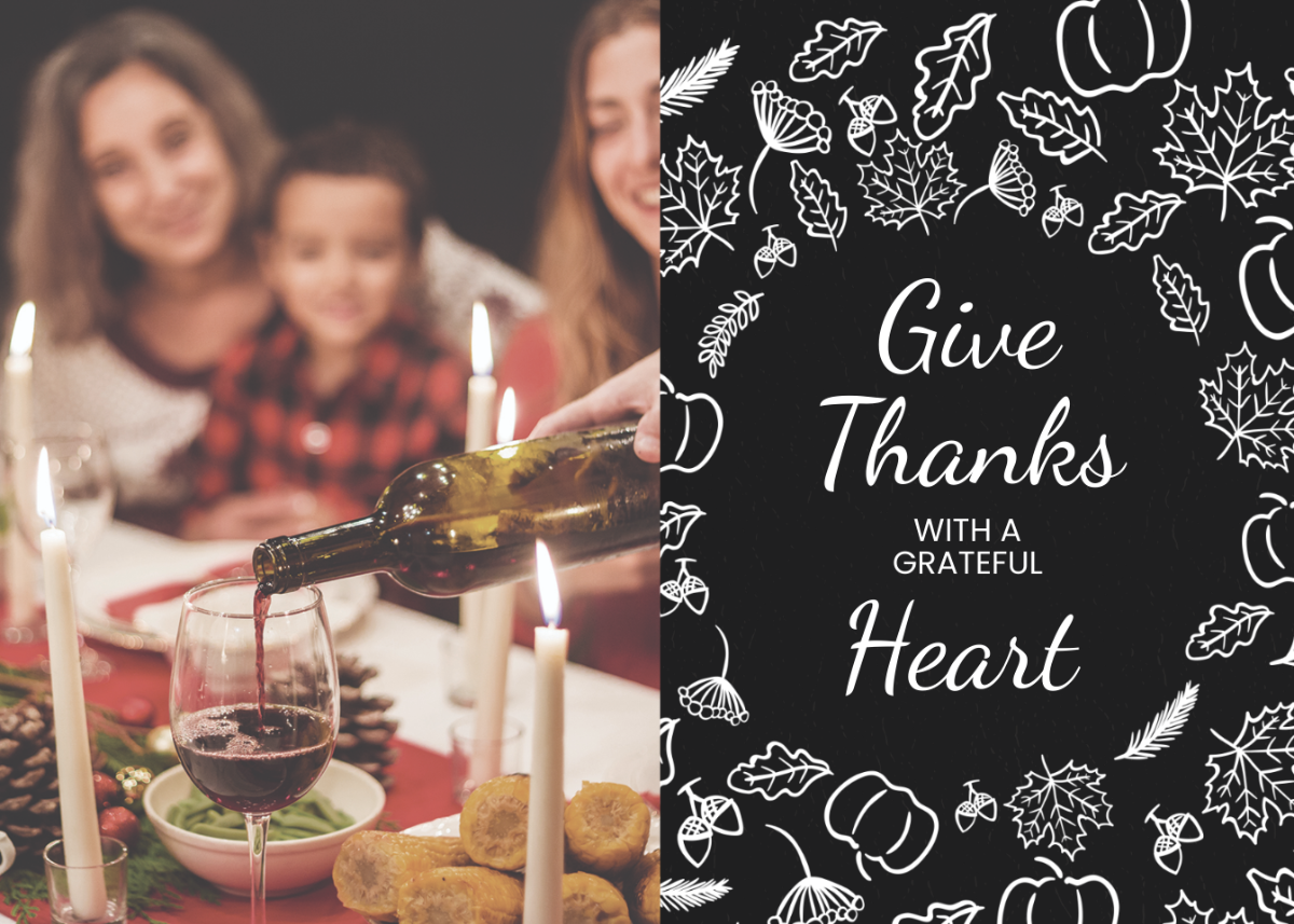 Family Thanksgiving Greeting Card Template