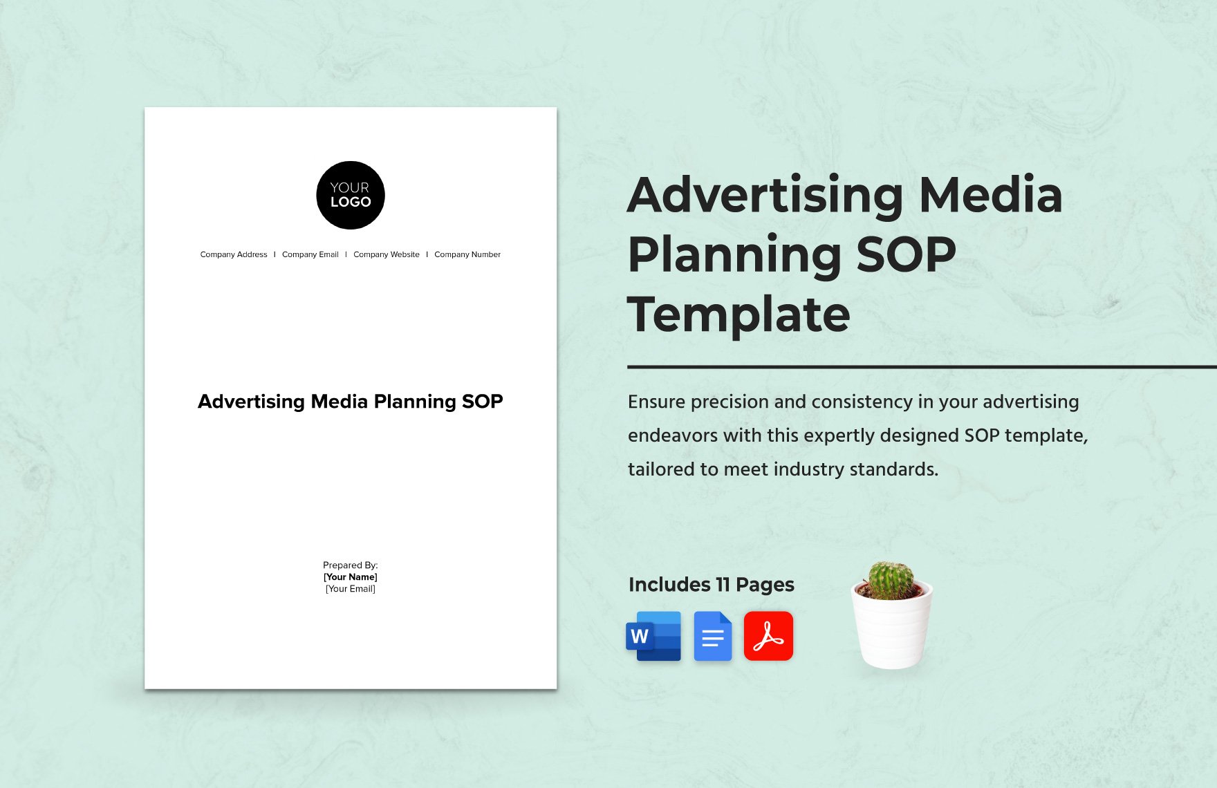 Advertising Media Planning SOP Template