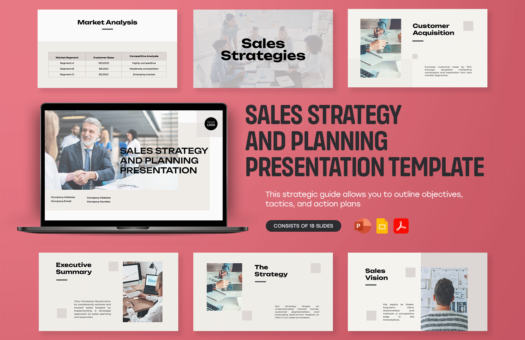 Sales Strategy and Planning Presentation Template
