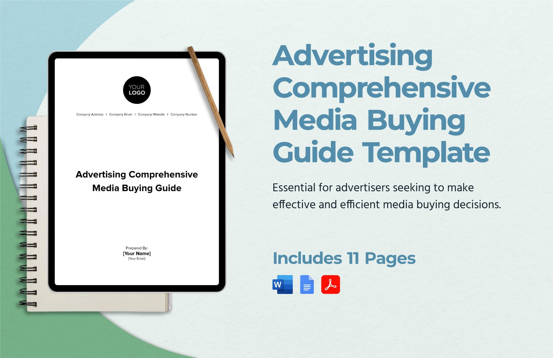 Advertising Comprehensive Media Buying Guide Template