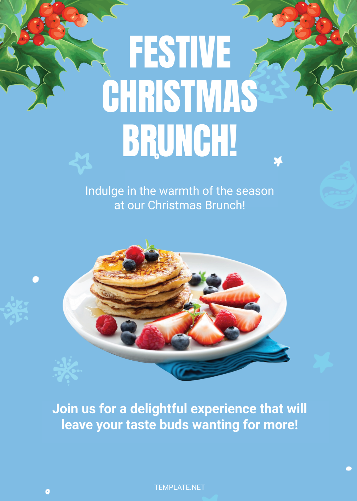 Free Christmas Brunch Invitation Template Edit Online Download 