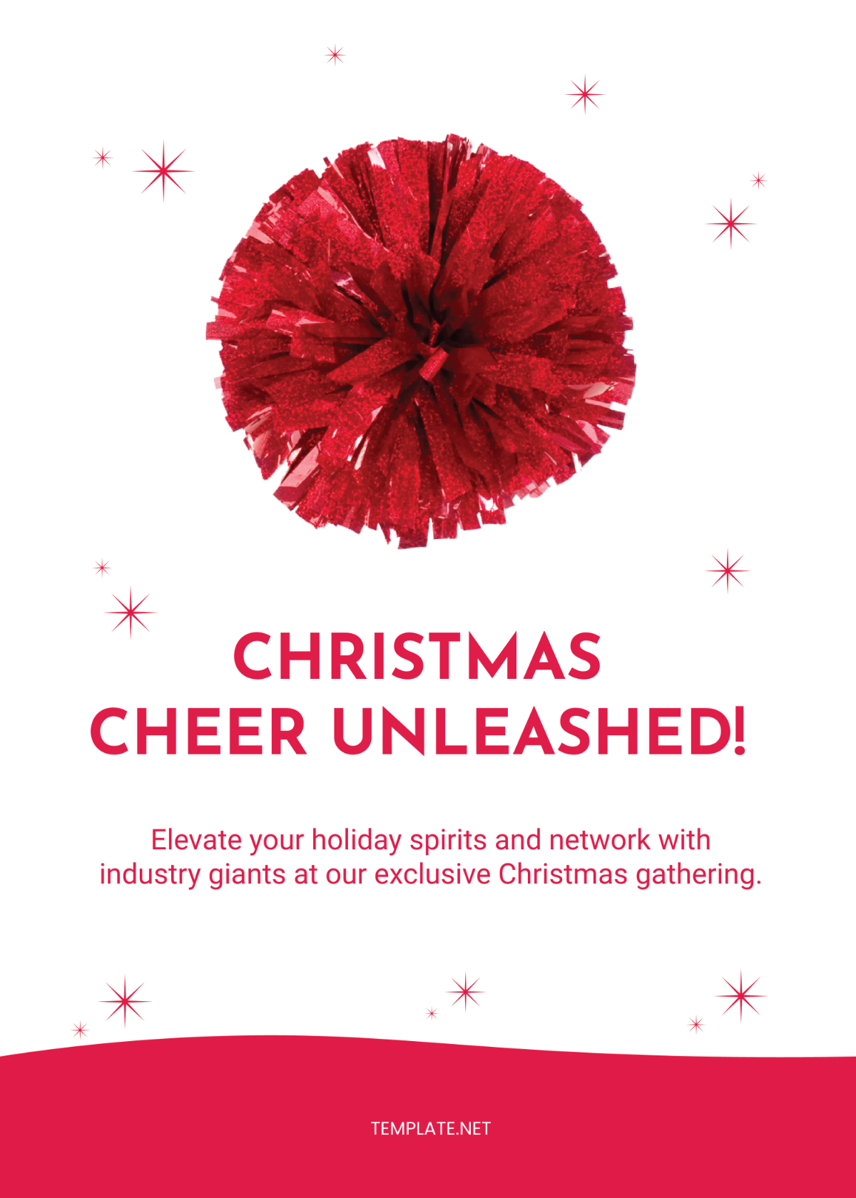 Free Corporate Christmas Invitation Template