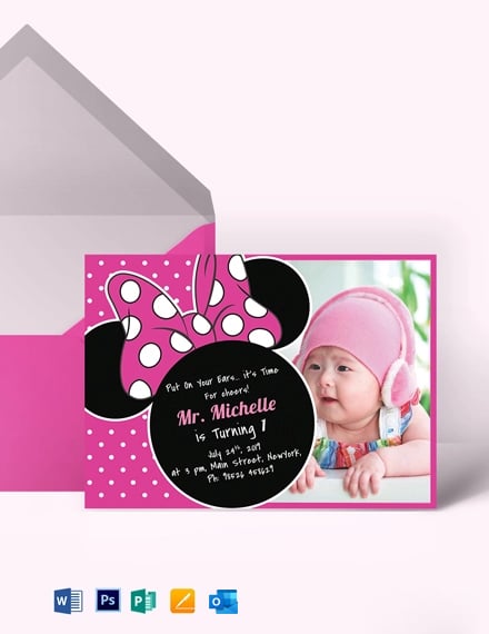 printable baby shower invitations minnie mouse