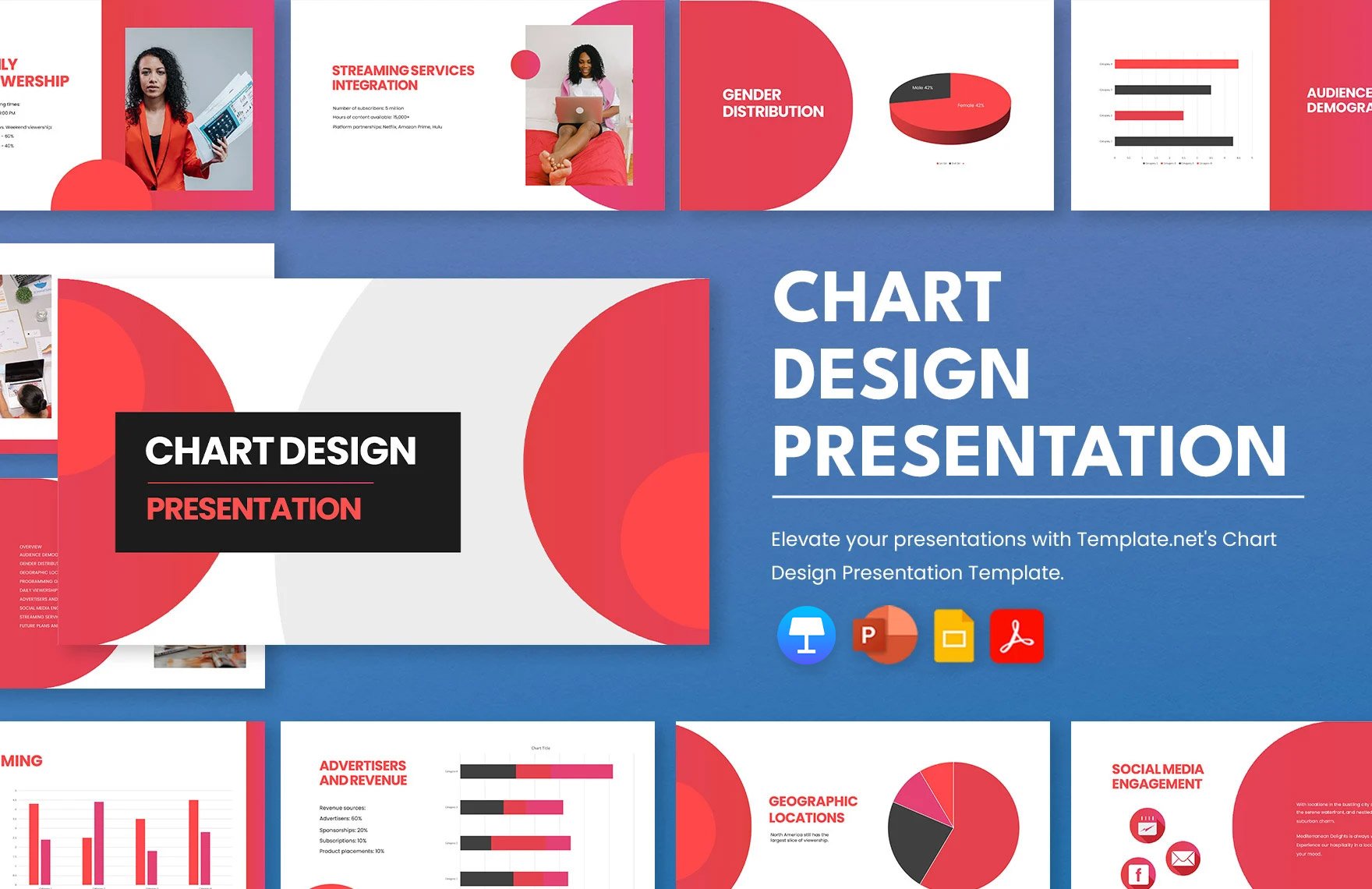 Chart Design Template in PDF, PowerPoint, Google Slides, Apple Keynote