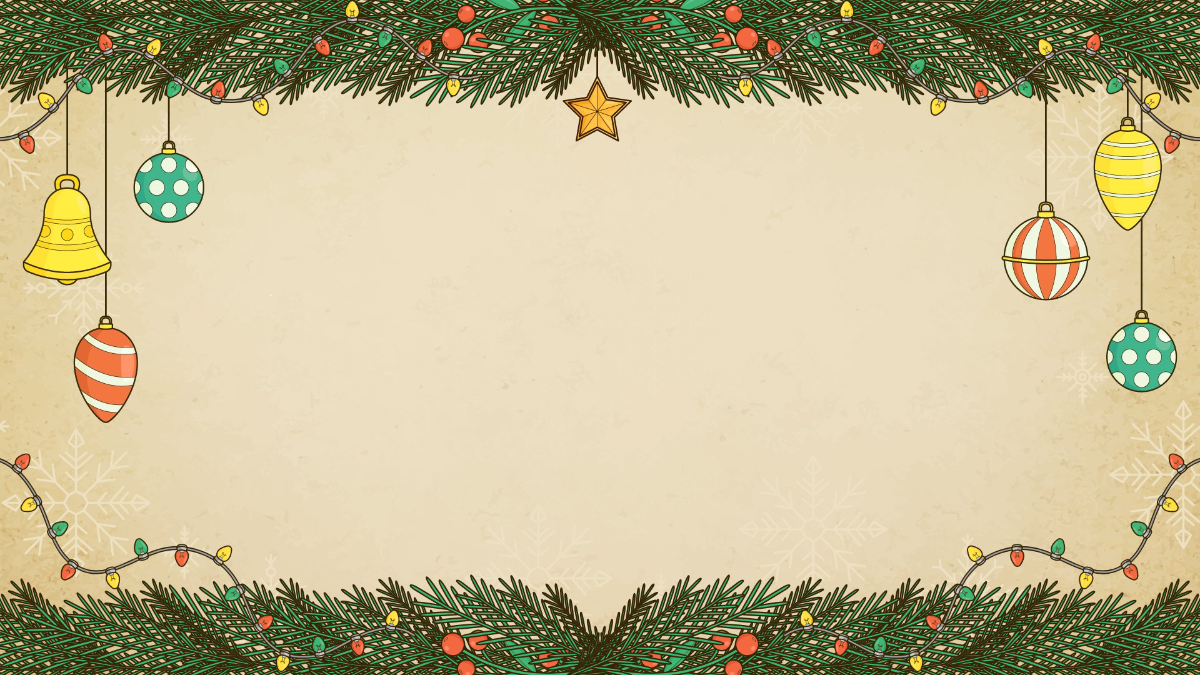 Free Vintage Christmas  Background Template