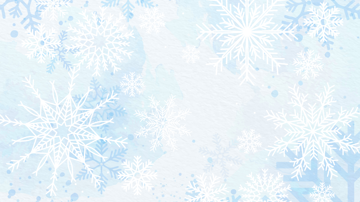 Watercolor Christmas Background Template
