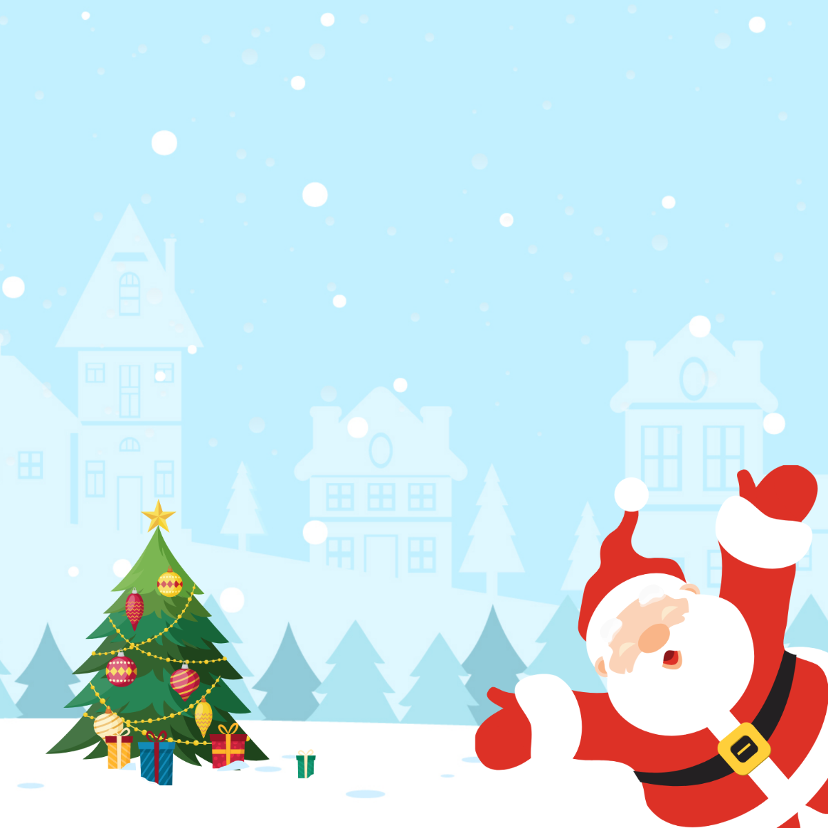 Free Christmas Background Clip Art Template
