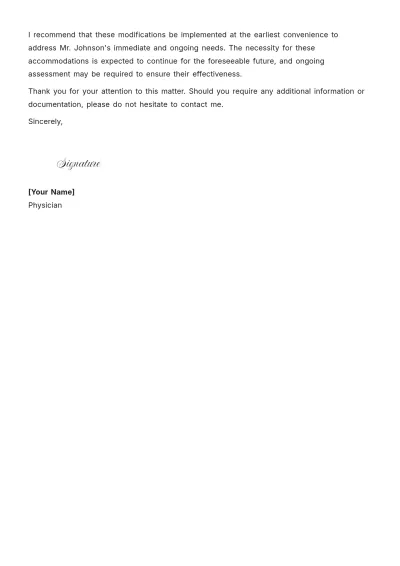 Free Medical Letter for Housing Template to Edit Online