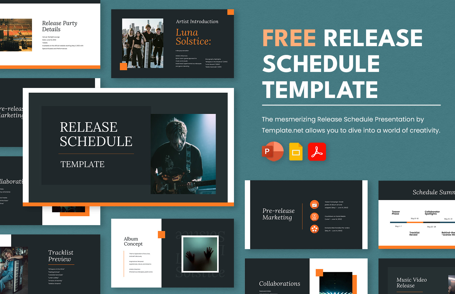 Schedule Template in PDF FREE Download Template net
