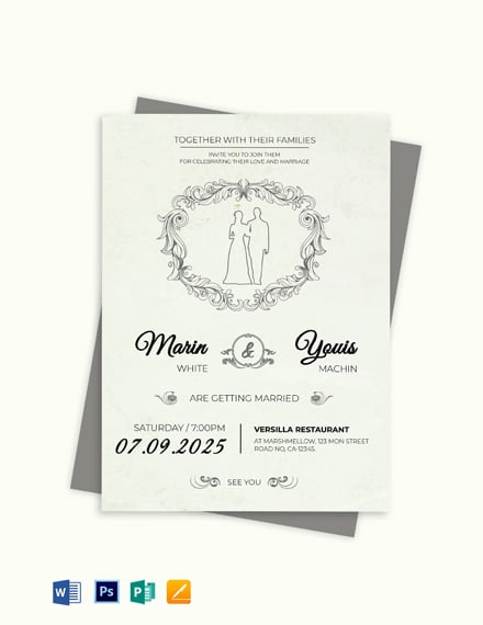 Wedding Invitation Template 458 Word Pdf Psd Jpg Indesign Format Download Free Premium Templates
