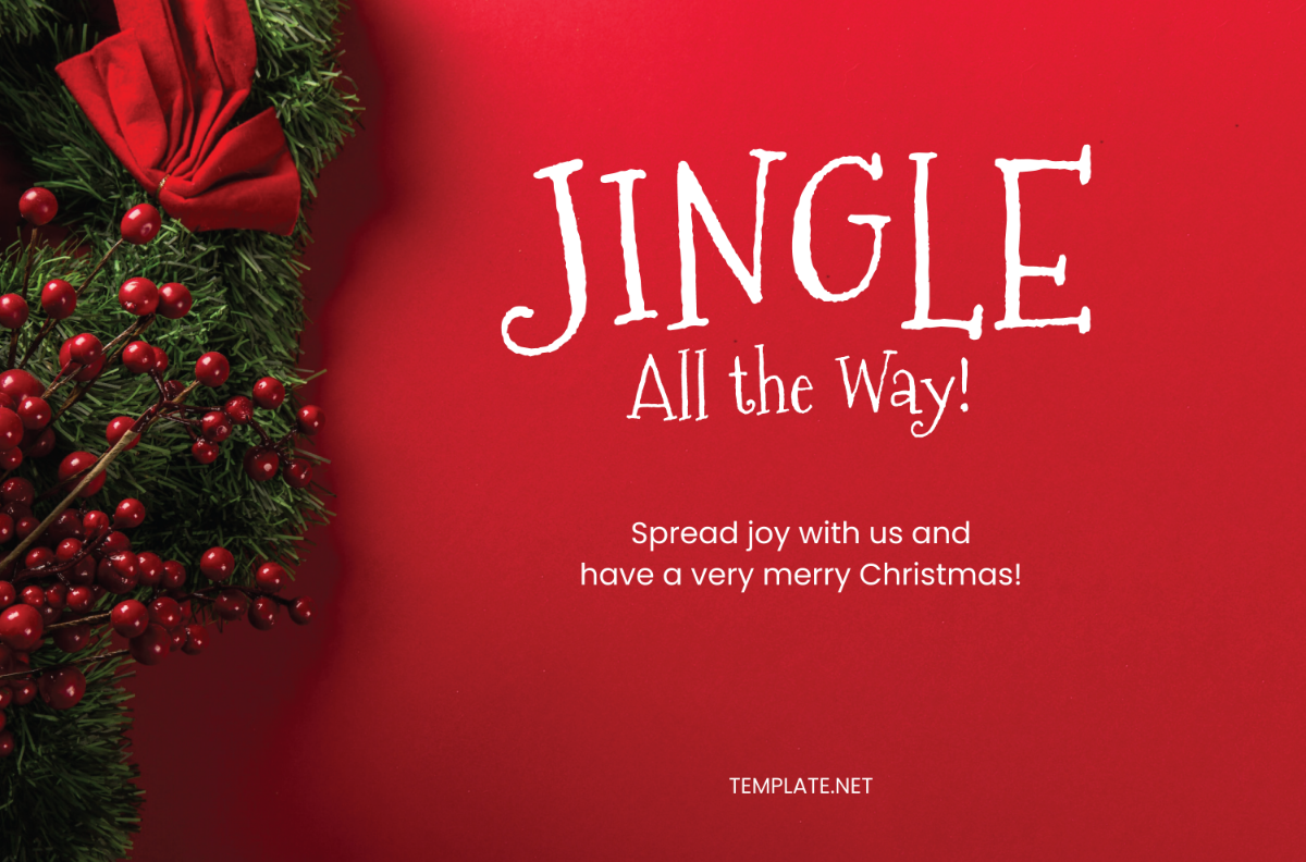 Christmas Banner For Company Template