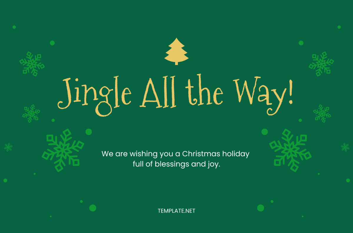 Free Christmas Holiday Banner Template