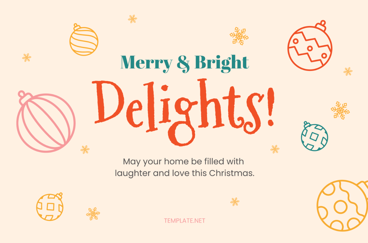 Christmas Colorful Banner Template
