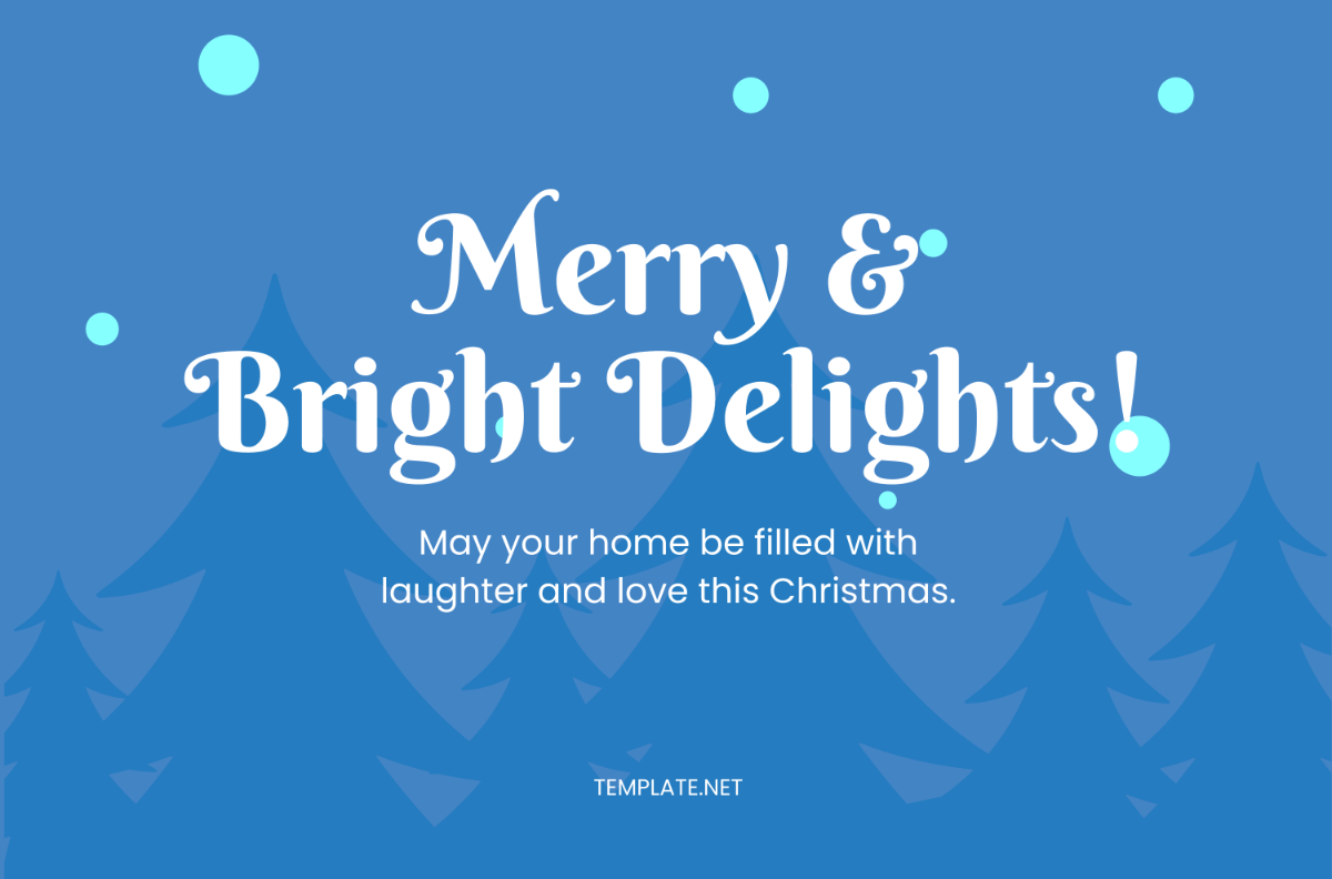Free Blue Christmas Banner Template