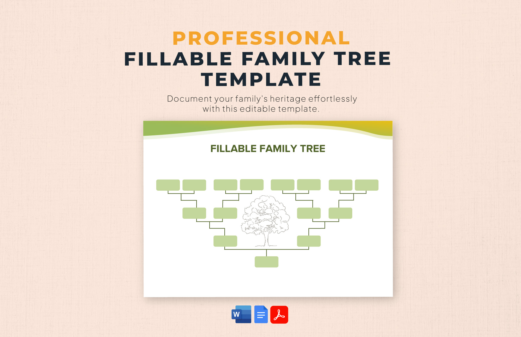 Family Tree in Word - FREE Template Download | Template.net