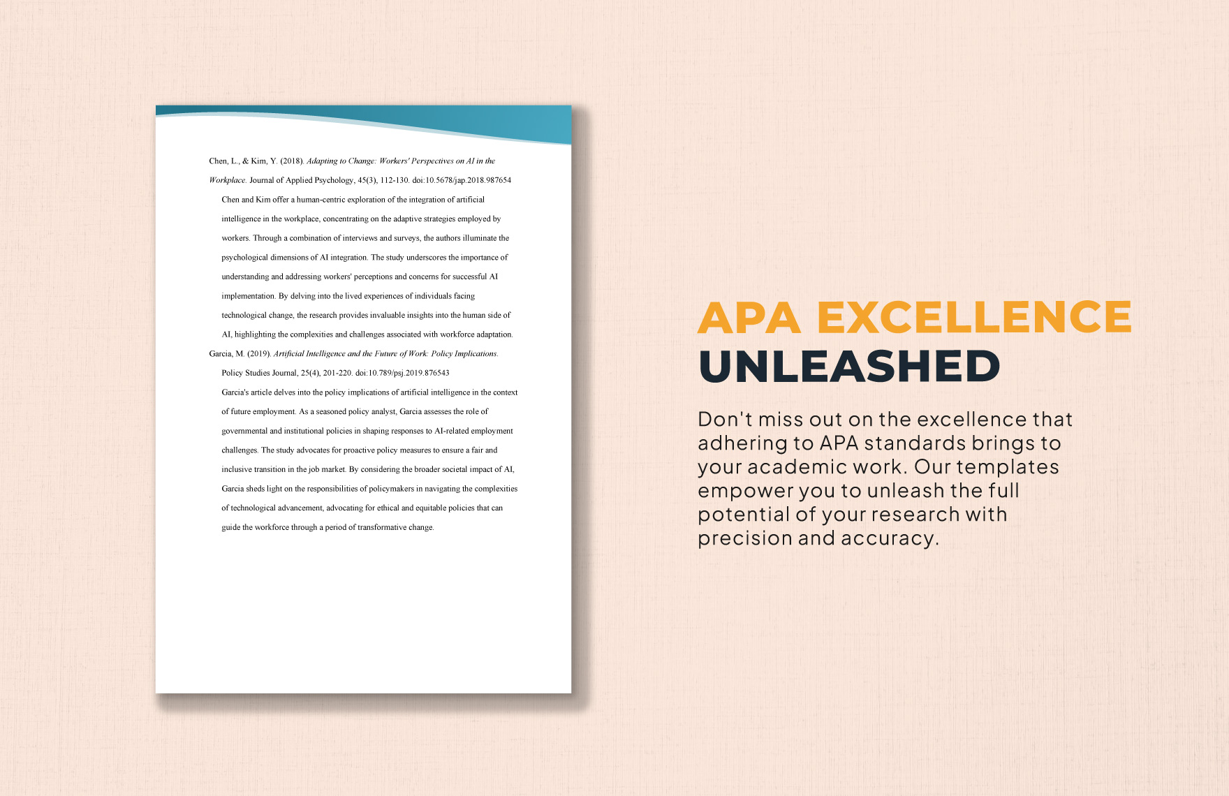 APA Annotated Bibliography Template