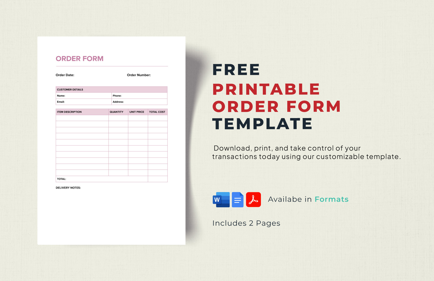 Editable Printable Templates In Word To Download Editable Printable Templates In Word To Download
