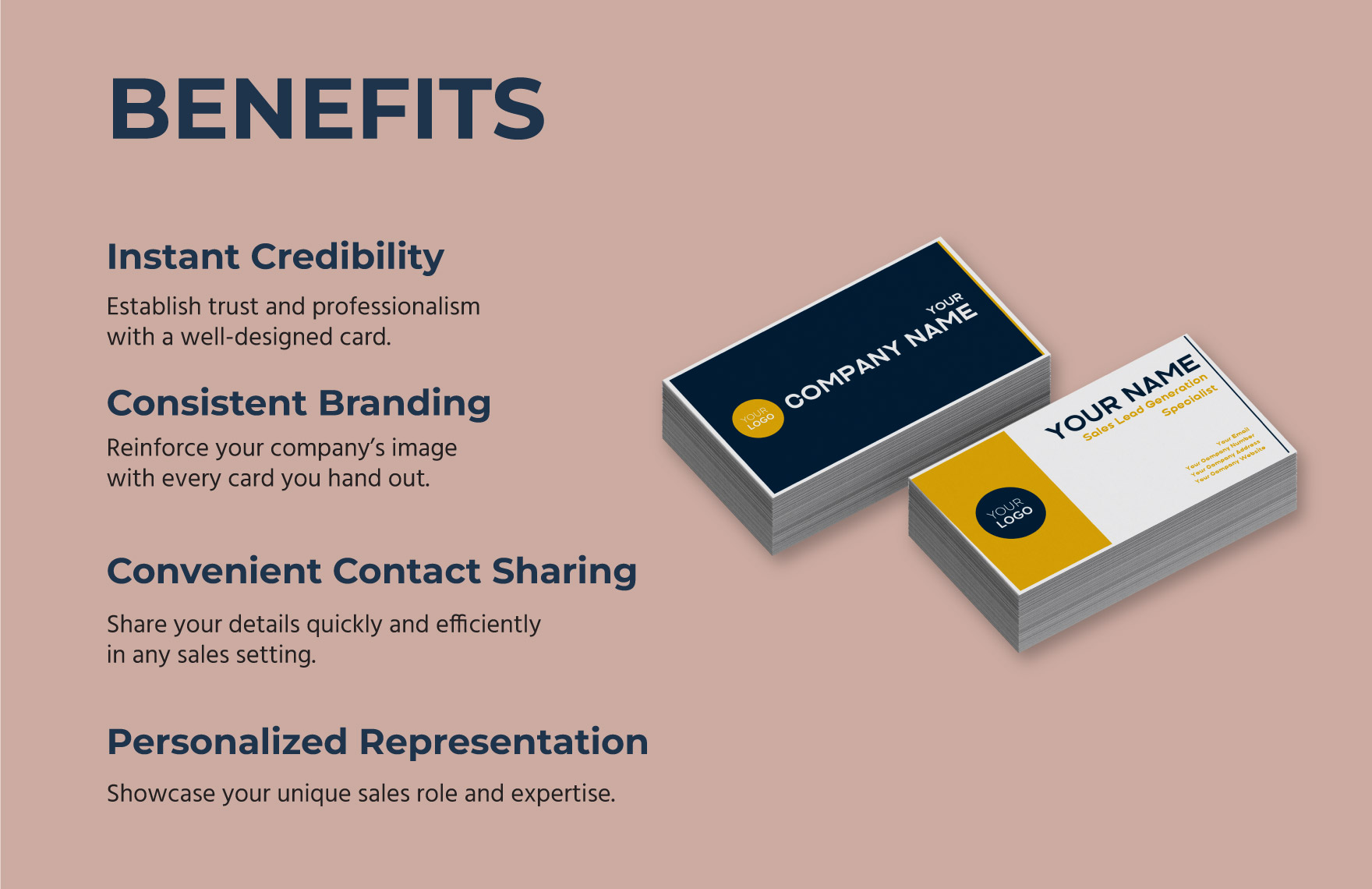 Sales Lead Generation Specialist Business Card Template