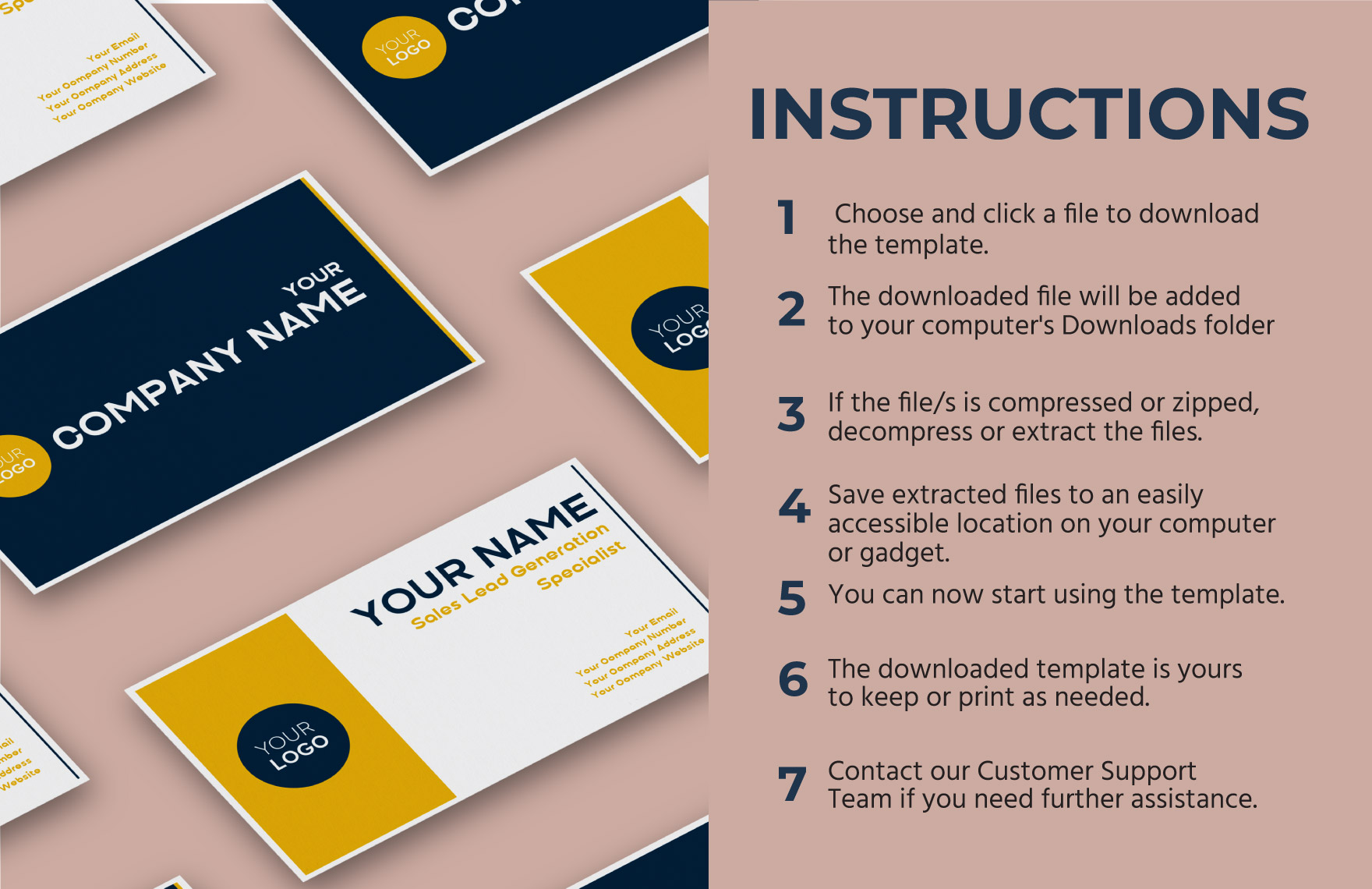 Sales Lead Generation Specialist Business Card Template