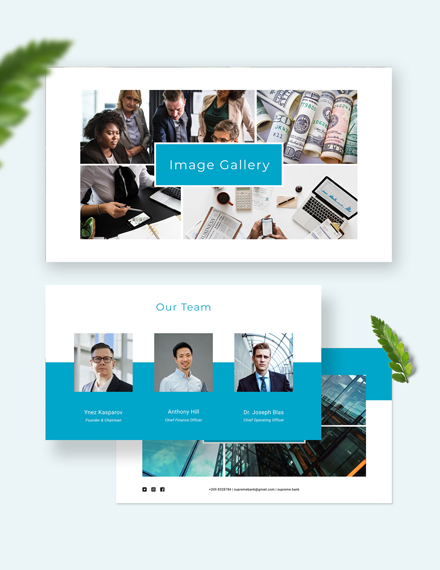 Free Banking Presentation Template to Edit Online