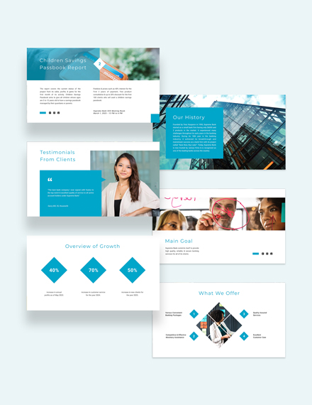 Free Banking Presentation Template to Edit Online