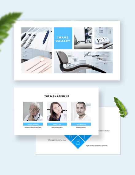 Free Dental Presentation Template to Edit Online
