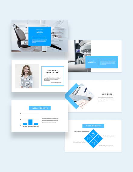 Free Dental Presentation Template to Edit Online