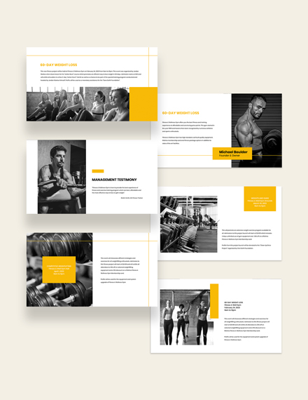 Free Fitness Presentation Template to Edit Online