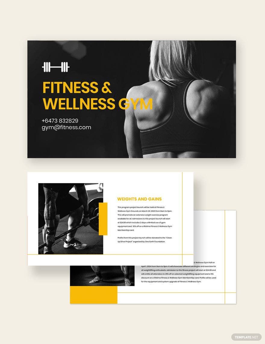 Fitness Presentation Template in Google Slides, PowerPoint, Apple Keynote - Download | Template.net