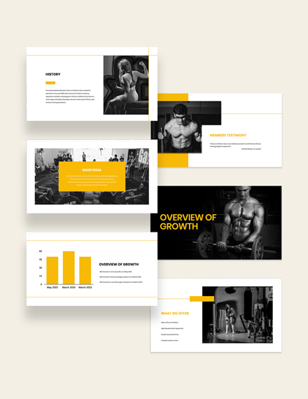 Free Fitness Presentation Template to Edit Online
