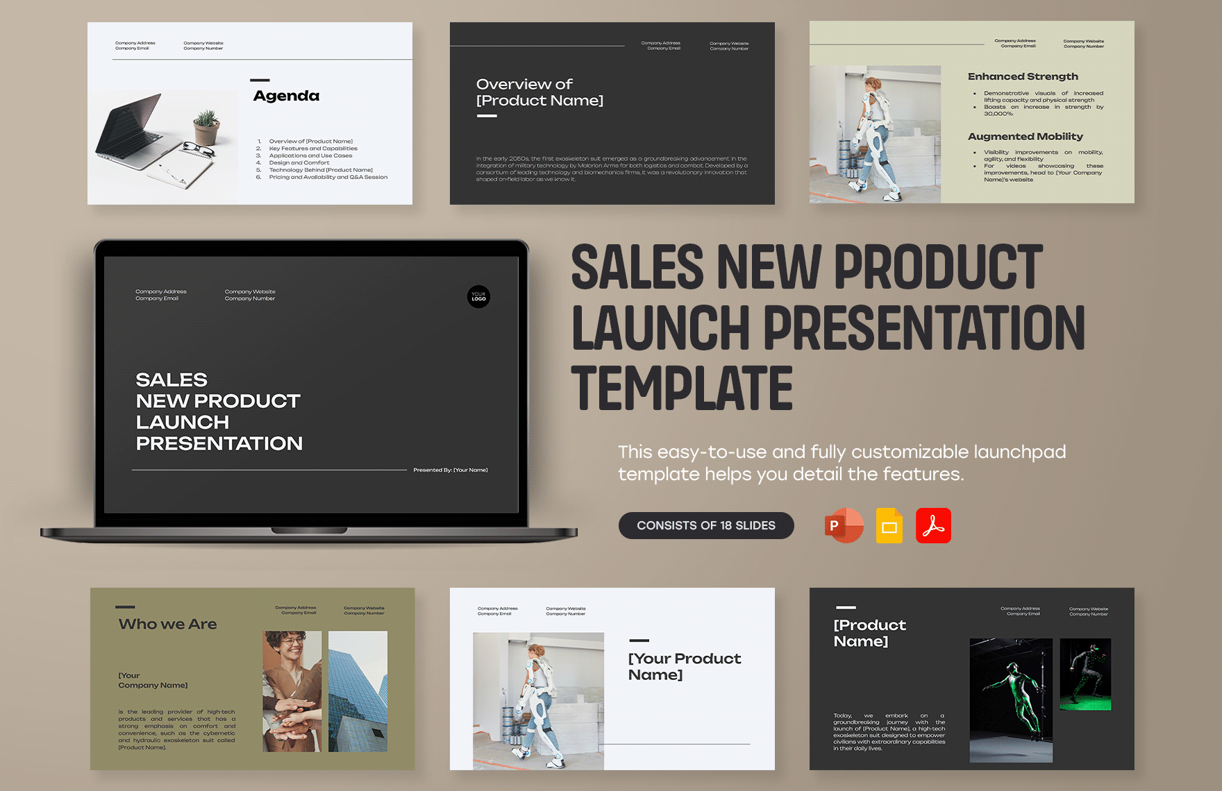 Sales New Product Launch Presentation Template