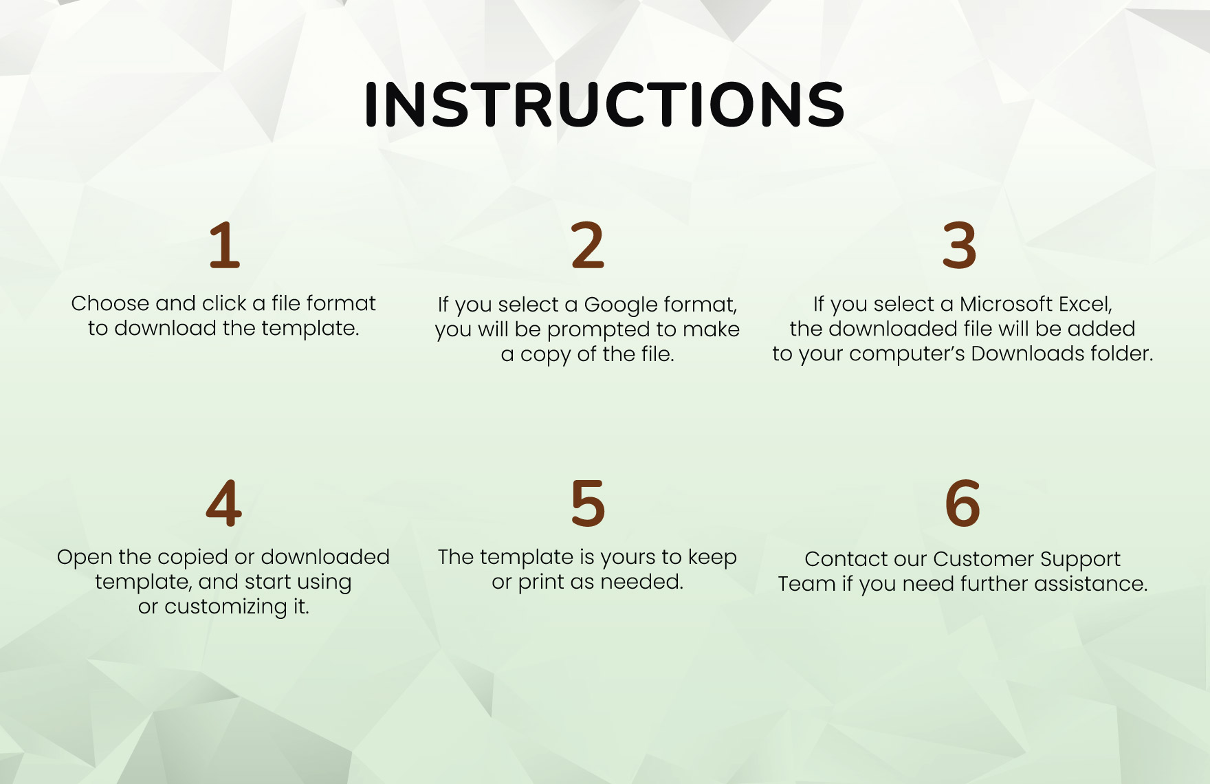 Expenses Work from Home Template