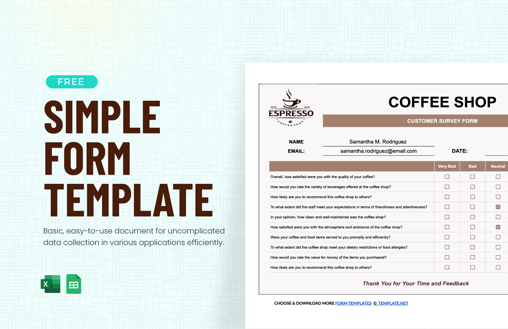 Simple Form Template