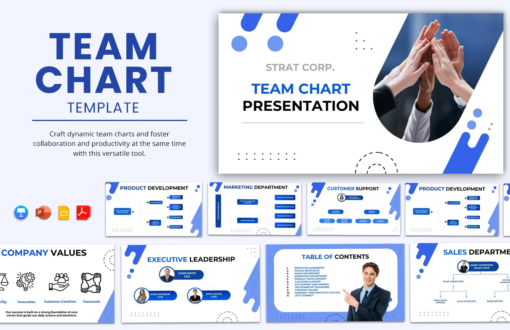 Team Chart Template