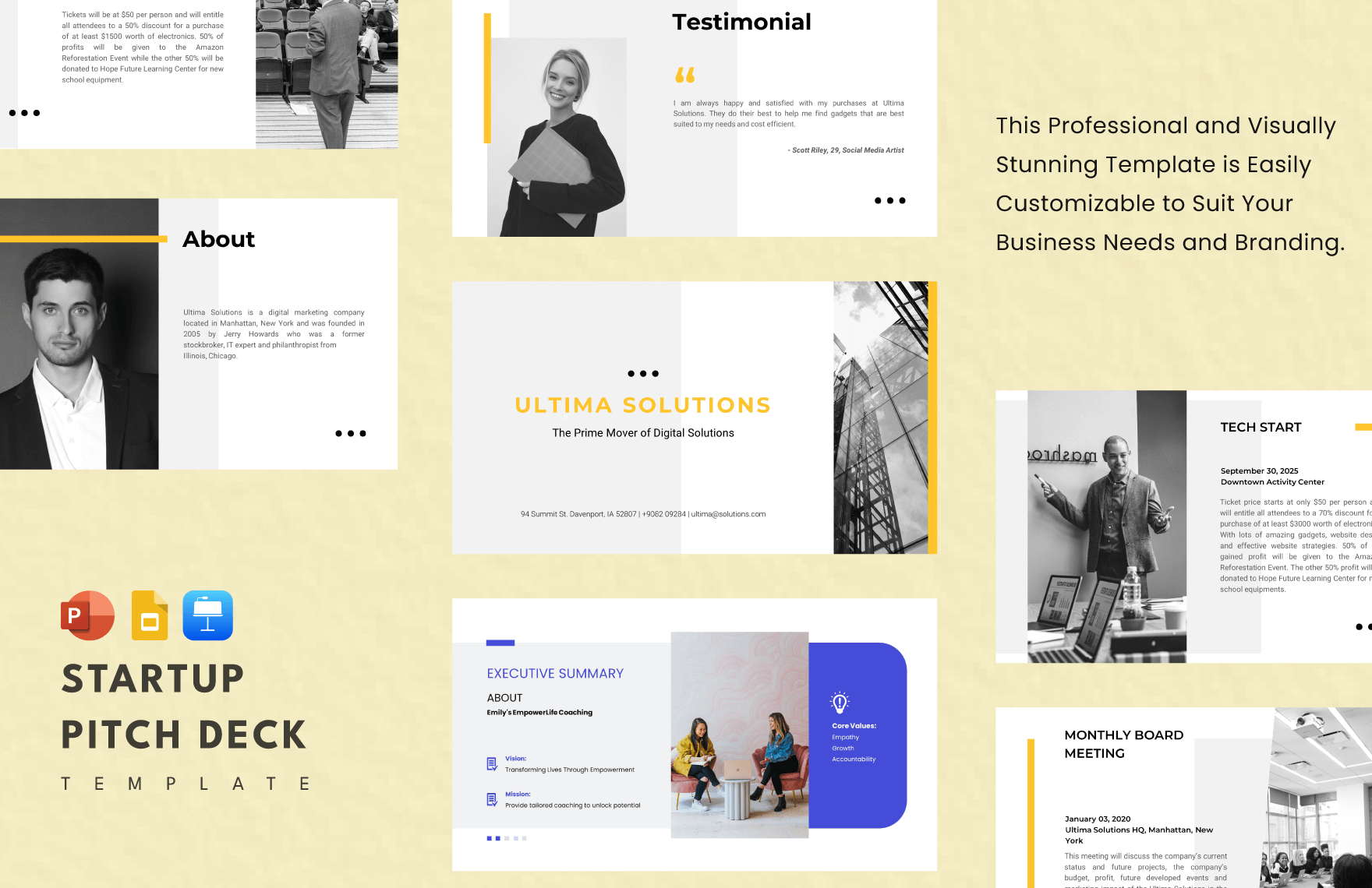 FREE Pitch Deck Presentation Templates Examples Edit Online FREE Pitch Deck Presentation Templates Examples Edit Online