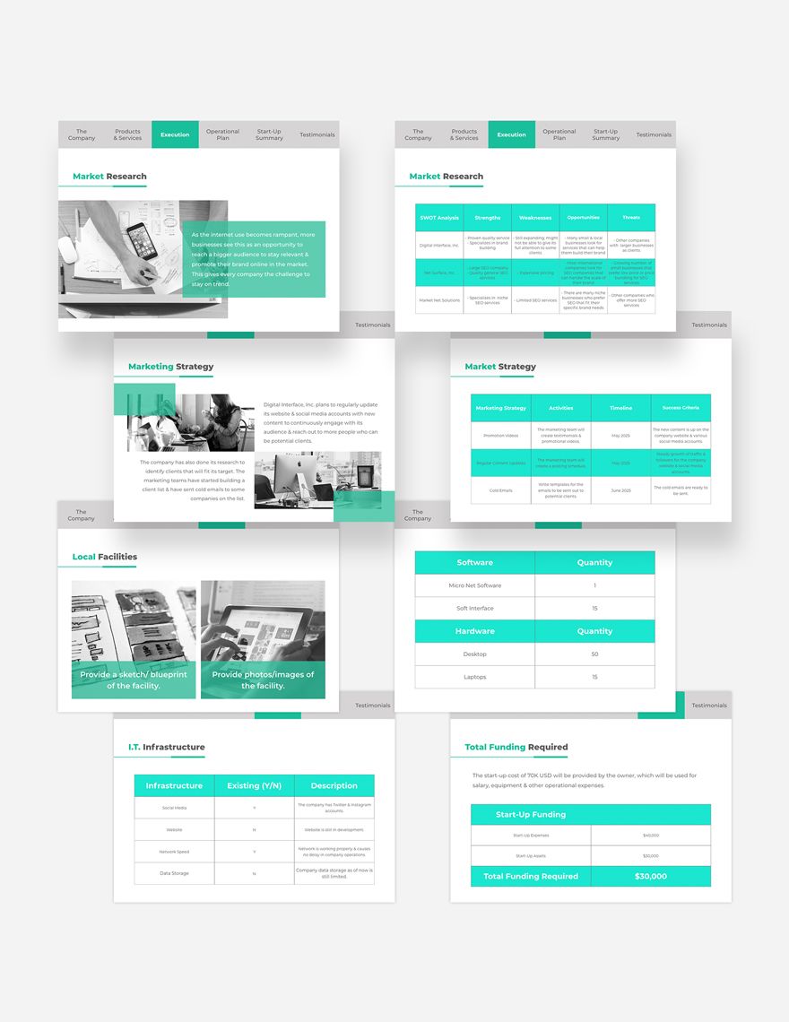 Technical Pitch Deck Template