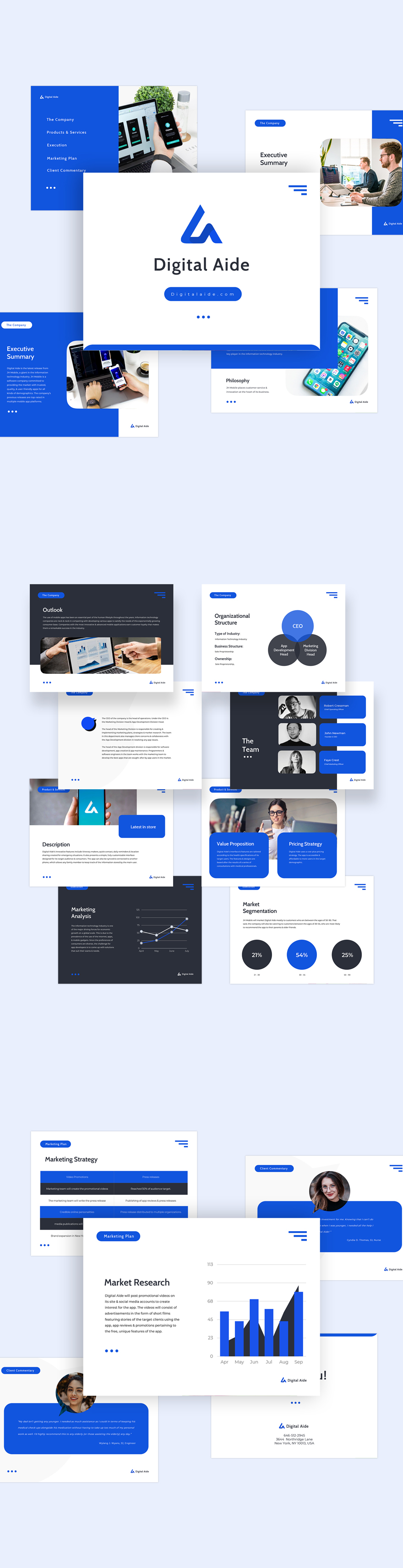App Pitch Deck Template Apple Keynote, PowerPoint