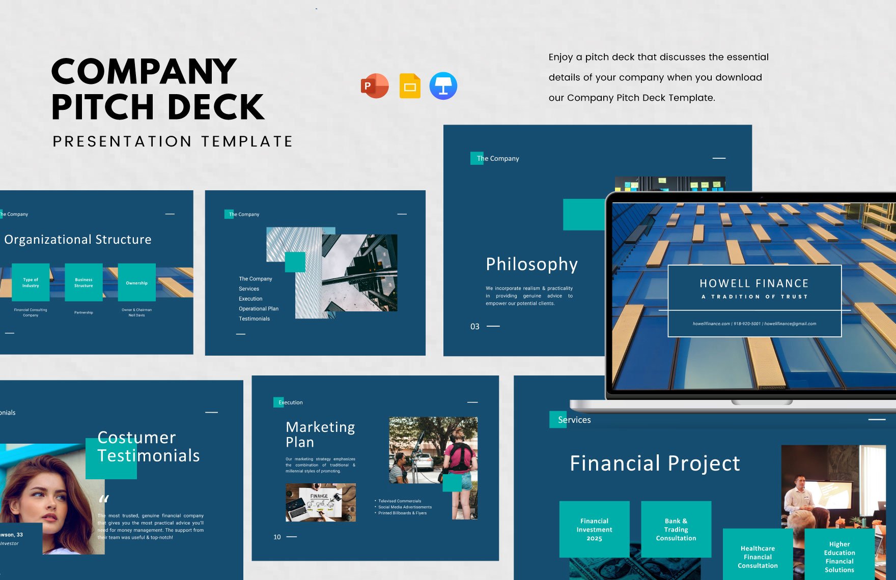 Company Pitch Deck Template