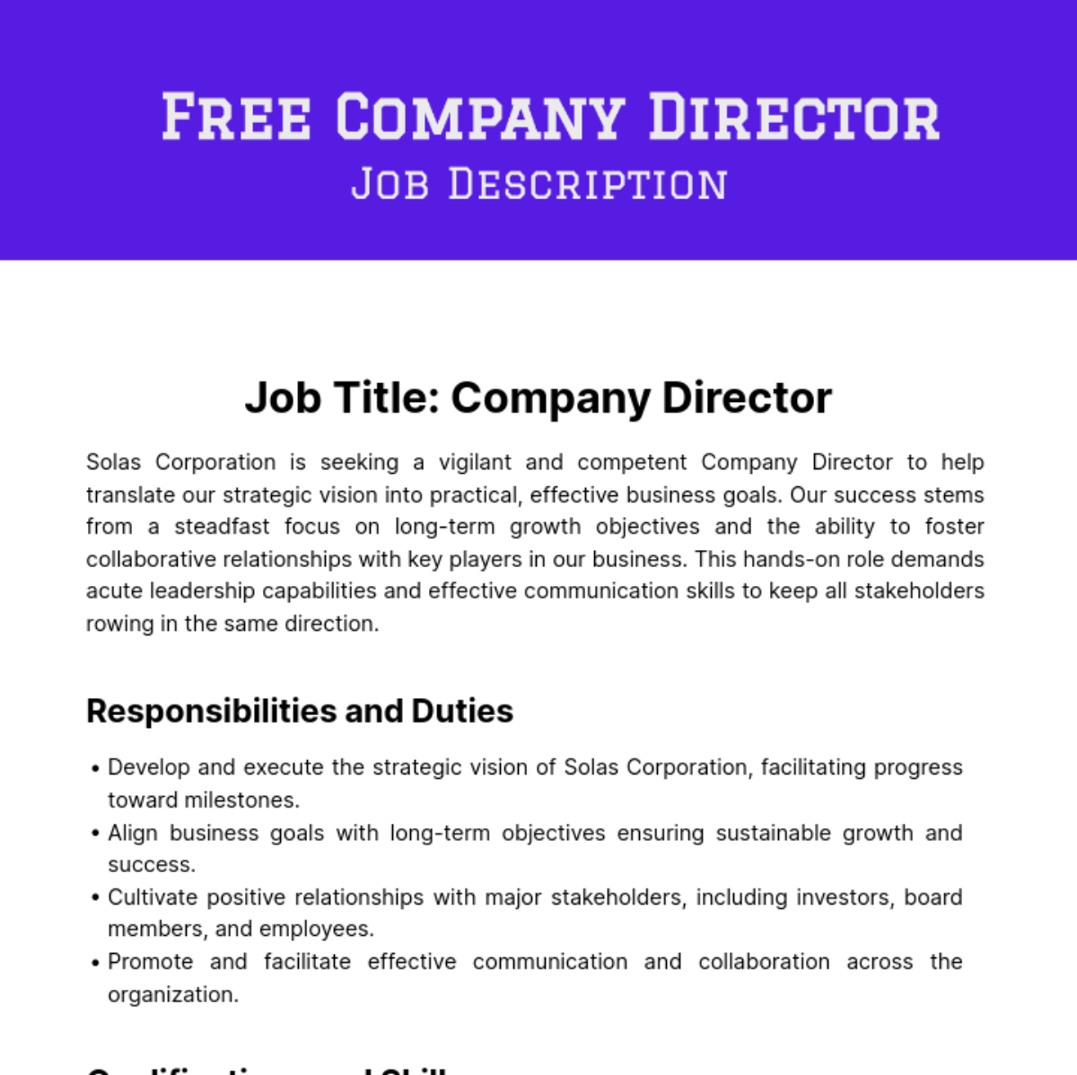 company-director-job-description-download-template