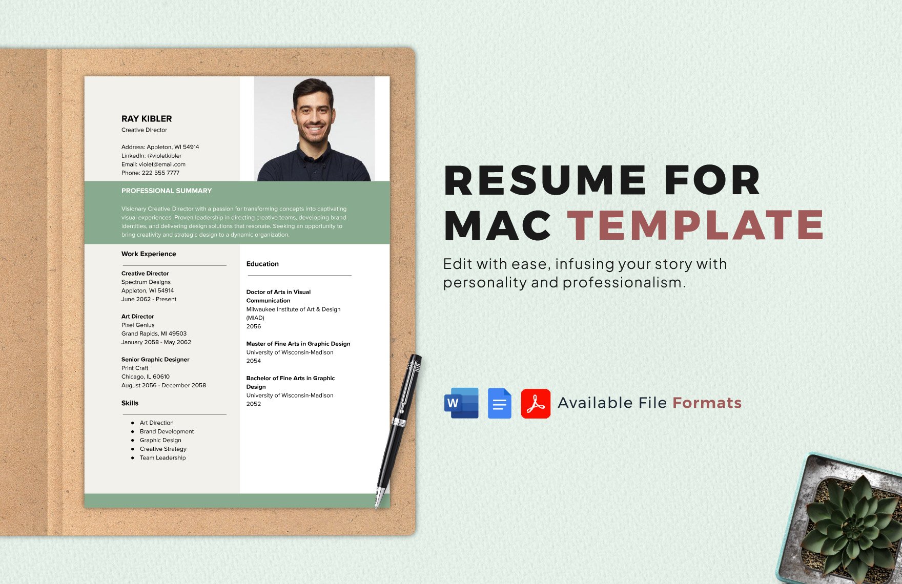 Resume for Mac Template