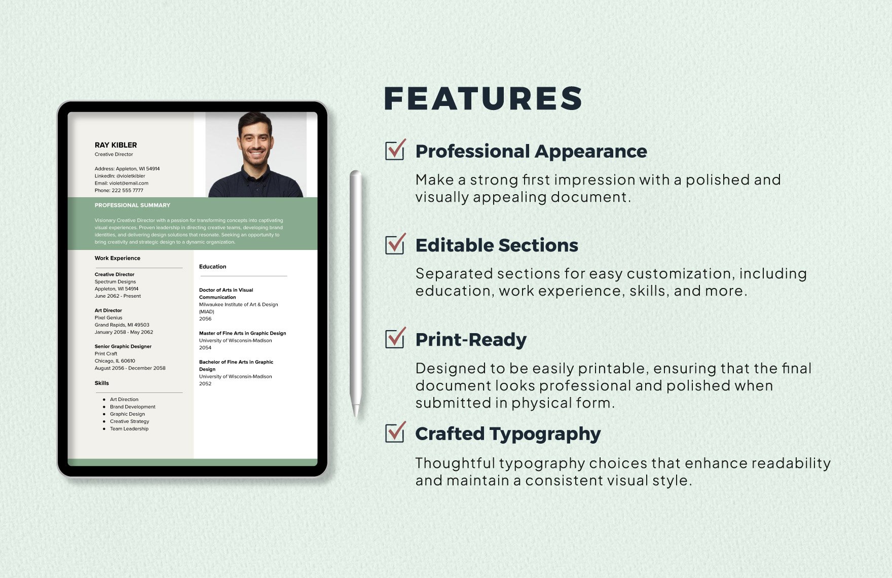 Resume for Mac Template